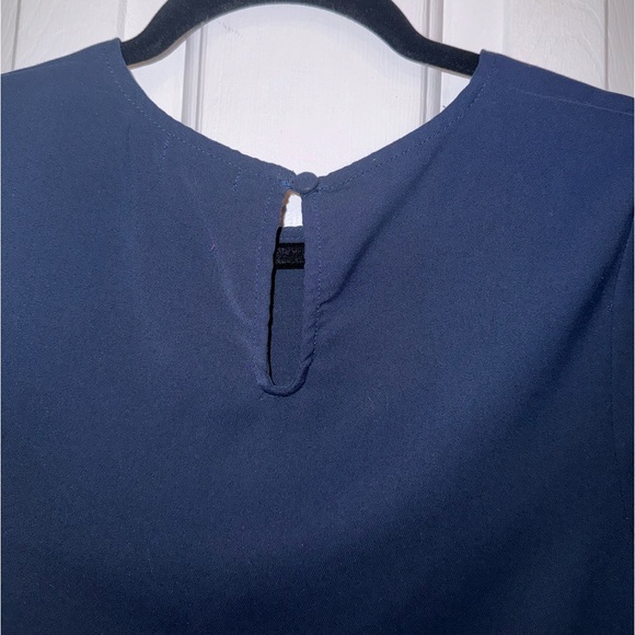 TOBI Dark blue & Lime green block sheath dress with short sleeves, Size Medium - Picture 10 of 15